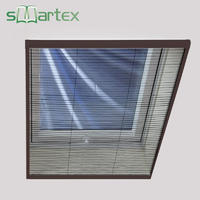 Insect screen window  pleated screen window with REACH SVHC174