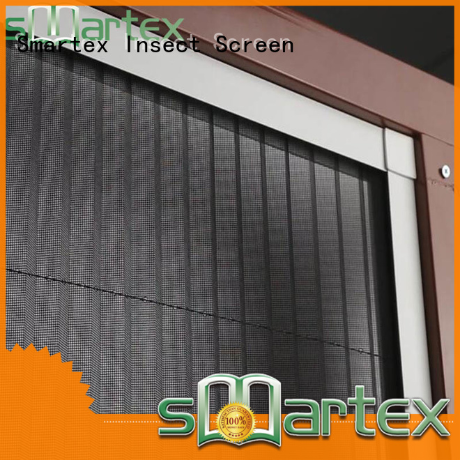 factory price pleated fly screen for home