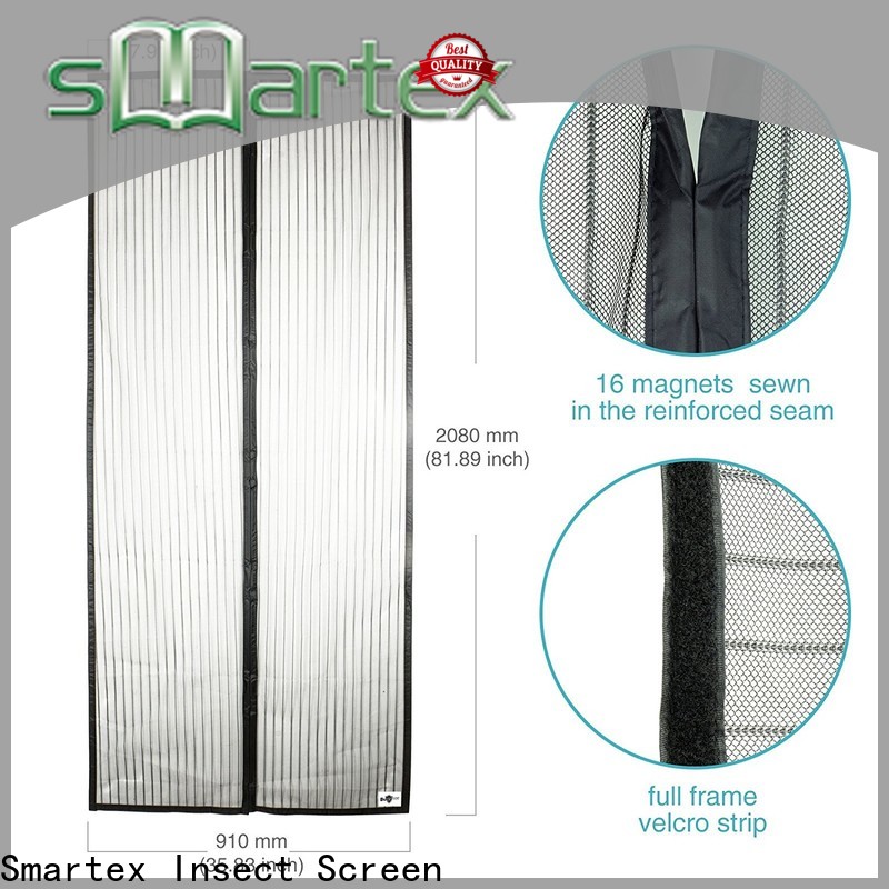 Smartex magnetic screen door cover factory for home