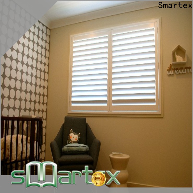 Smartex custom pvc shutters factory direct supply for preventing insects