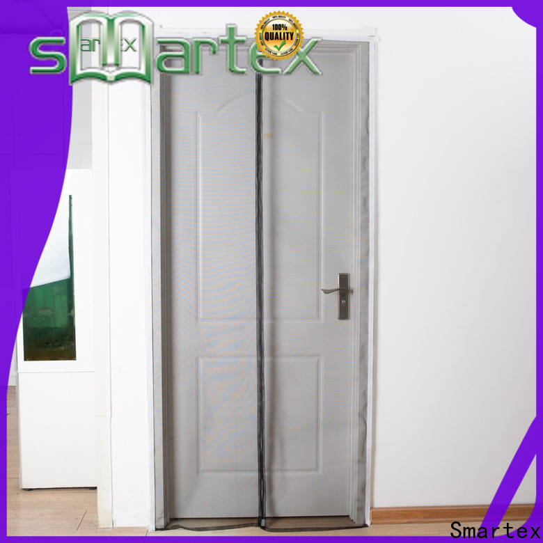 Smartex practical magnetic snap closure door screen best supplier for home use