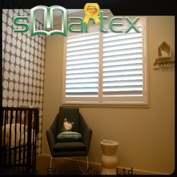 Smartex custom pvc shutters from China for comfortable life