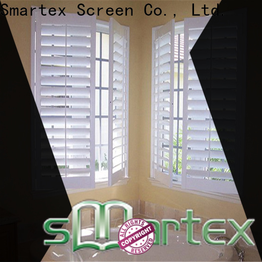 Smartex top solid pvc exterior shutters supplier for preventing insects