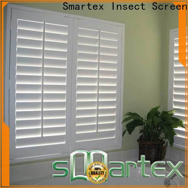 Smartex pvc window shutters interior directly sale for preventing insects