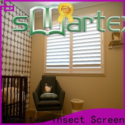 Smartex hot selling pvc shutter blinds suppliers for preventing insects