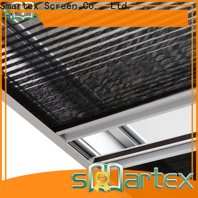 Smartex cheap pleated window screen wholesale for preventing insects