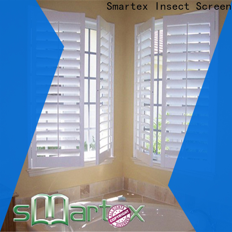 quality pvc window shutters with good price for preventing insects