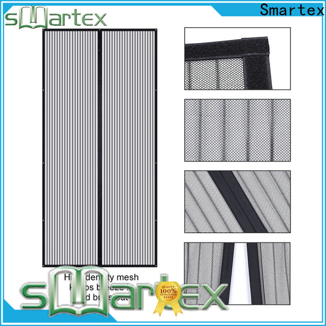 Smartex magnetic snap shut door screens series for home