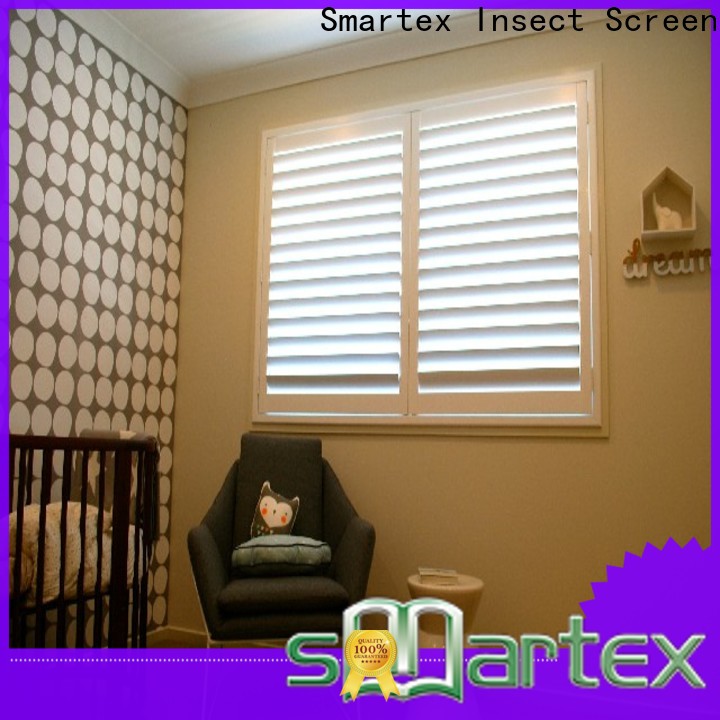 hot selling pvc shutter blinds best manufacturer for home use