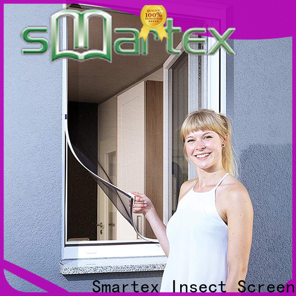 Smartex magnetic mesh screen door factory for home