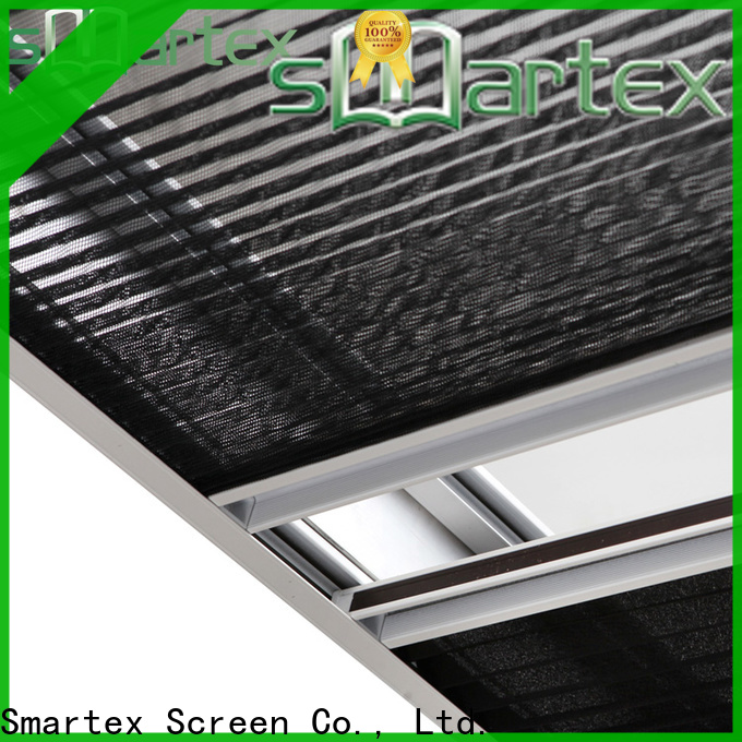 high quality pleated window screen factory direct supply for home depot