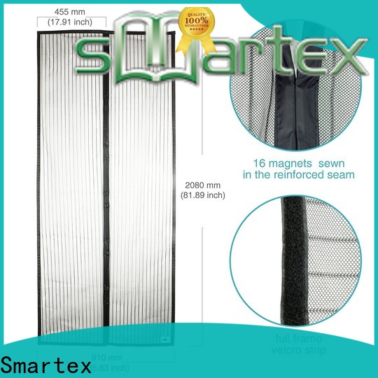 Smartex best price magnetic snap shut door screens factory direct supply for comfortable life