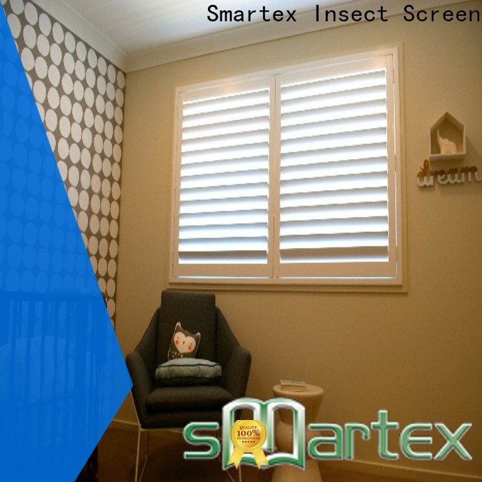 Smartex top quality custom pvc shutters suppliers for home use