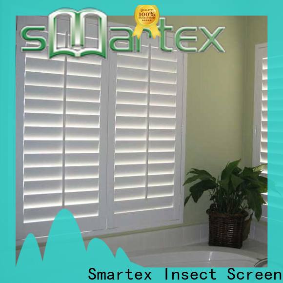 Smartex popular pvc window shutters interior suppliers for comfortable life