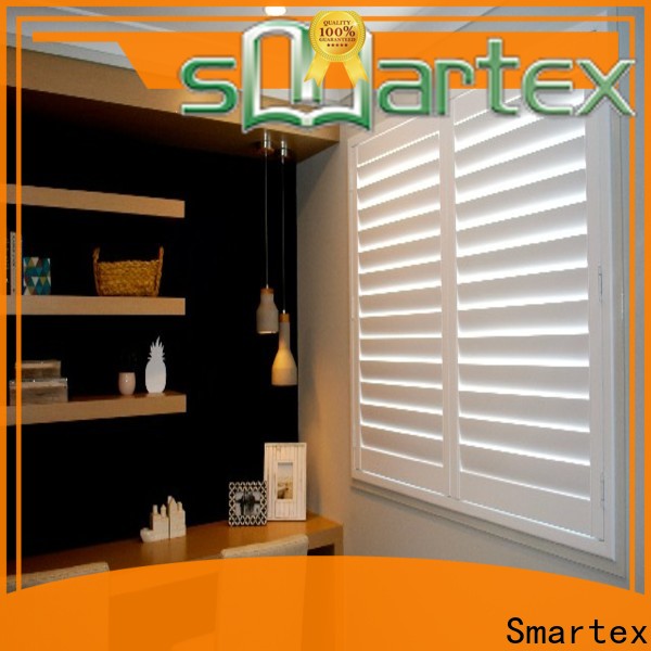 Smartex durable pvc shutter blinds from China for home use