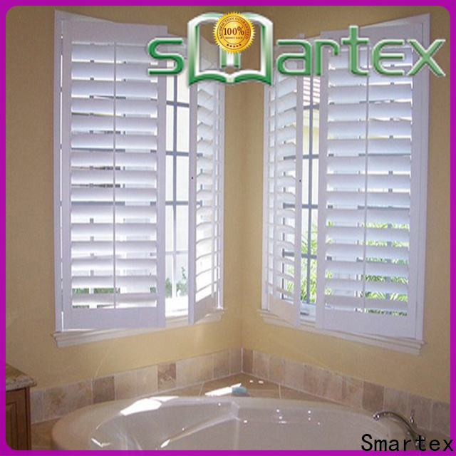 Smartex reliable pvc louvered shutters supplier for home