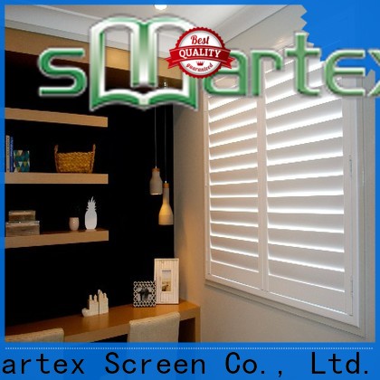 Smartex new pvc shutters interior best supplier for comfortable life