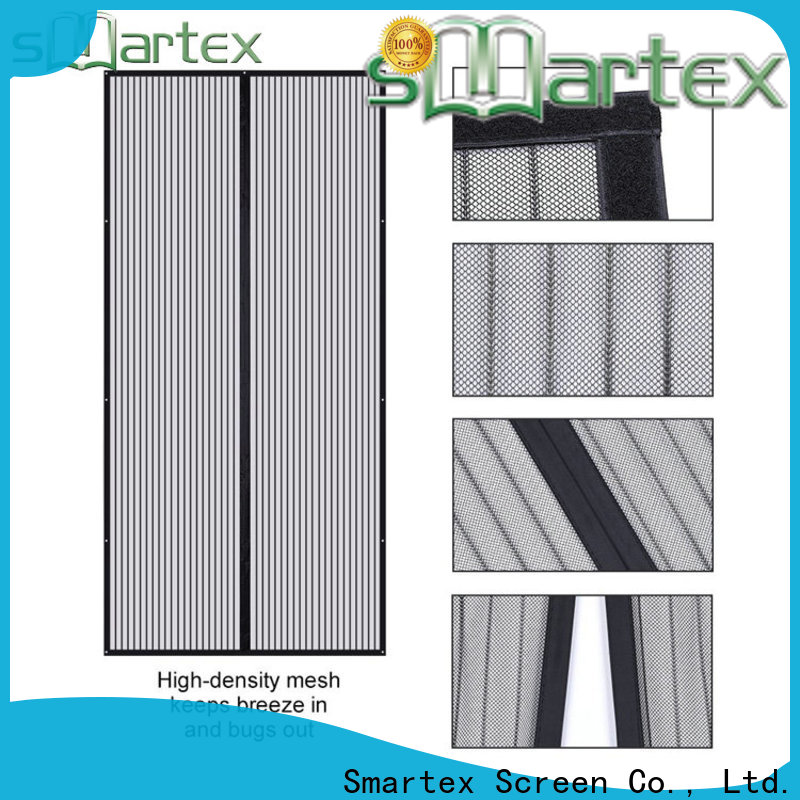 Smartex quality magnetic fly screen curtain manufacturer for preventing insects