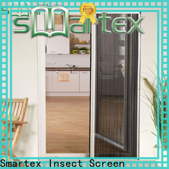 Smartex plisse retractable screen door factory direct supply for home