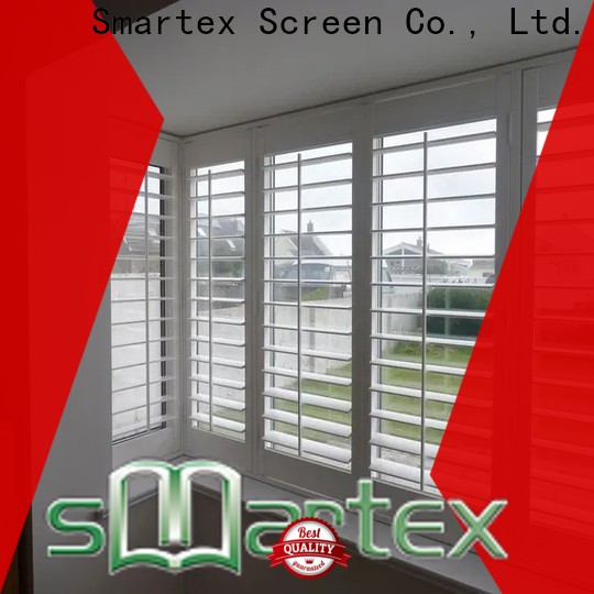 Smartex cheap pvc window shutters exterior manufacturer for comfortable life