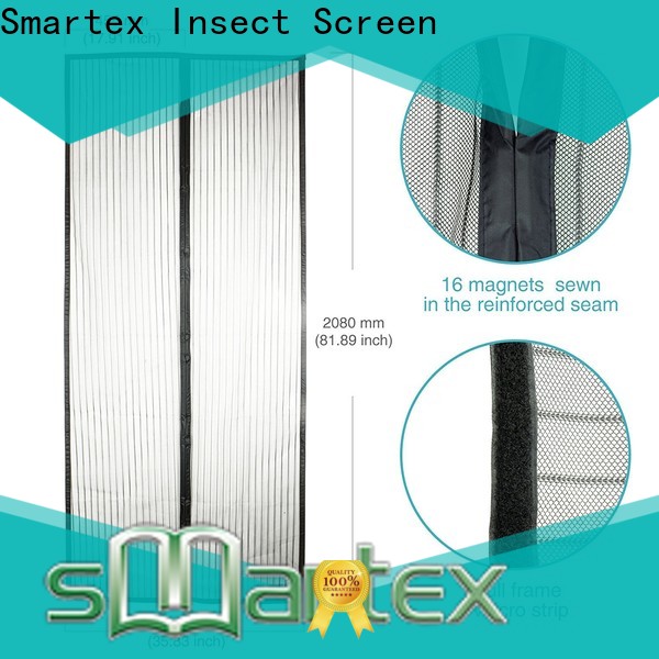 Smartex bug mesh magnetic door screen directly sale for comfortable life