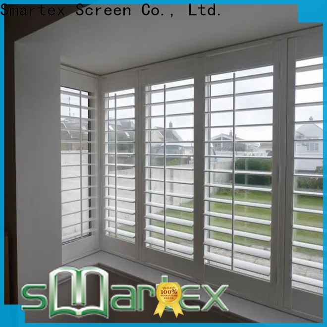 Smartex cheap pvc window shutters manufacturer for home use