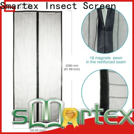 Smartex cheap portable magnetic screen door supplier for comfortable life