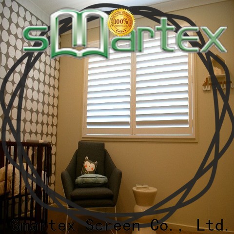 Smartex pvc shutter blinds directly sale for home