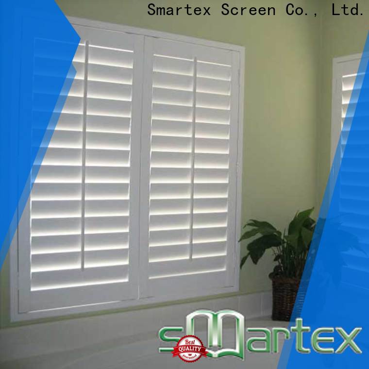 factory price pvc exterior shutters wholesale for preventing insects