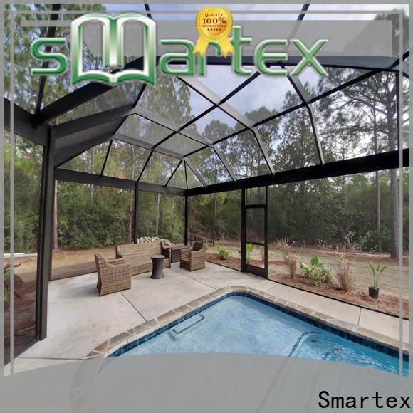 Smartex outdoor pool enclosure series for comfortable life