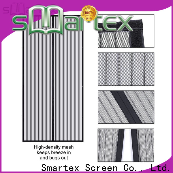 quality magnetic back door screen with good price for preventing insects