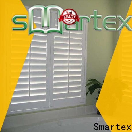 Smartex cheap solid pvc exterior shutters factory direct supply for comfortable life