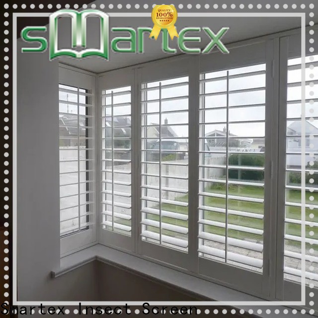 Smartex top pvc shutter blinds supplier for preventing insects