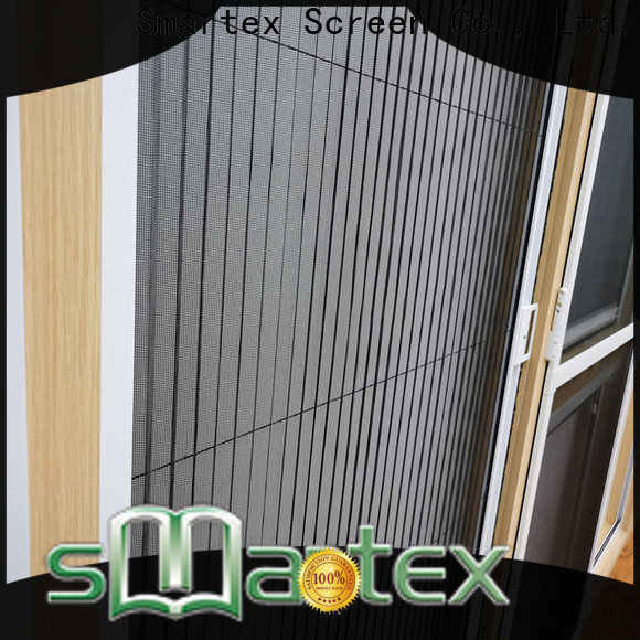 Smartex plisse retractable screen best manufacturer for preventing insects