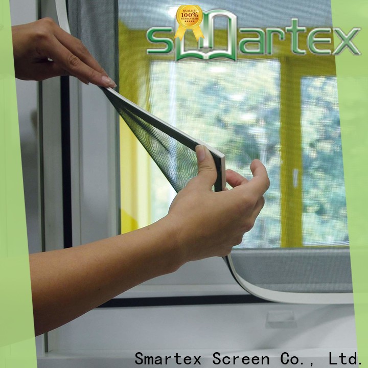 Smartex factory price magnetic window screen wholesale for preventing insects