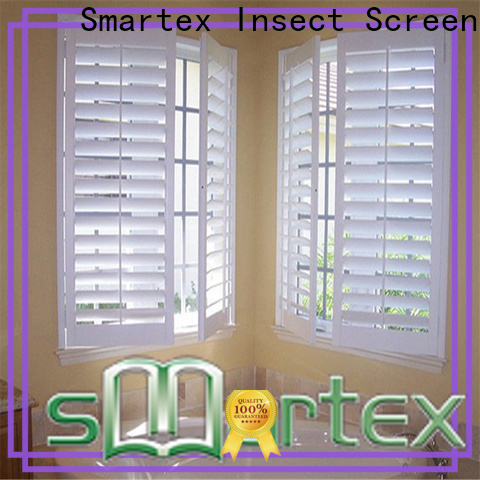 Smartex solid pvc exterior shutters best supplier for home use