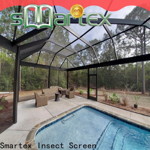 Smartex factory price covered pool enclosures from China for comfortable life