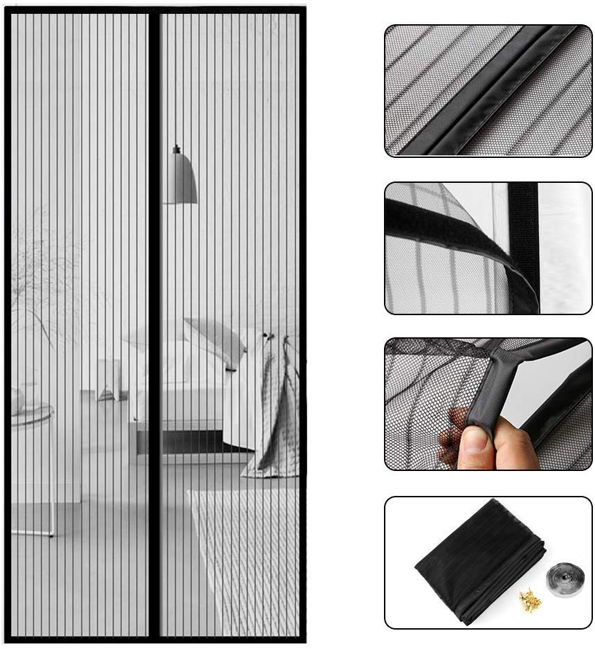 Smartex cost-effective magnetic door mesh curtain directly sale for comfortable life