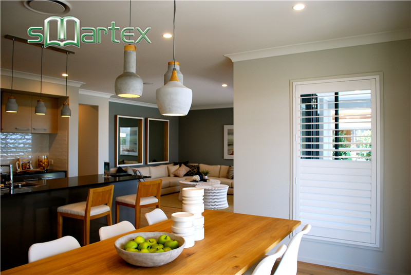 Smartex new pvc shutters interior best supplier for comfortable life