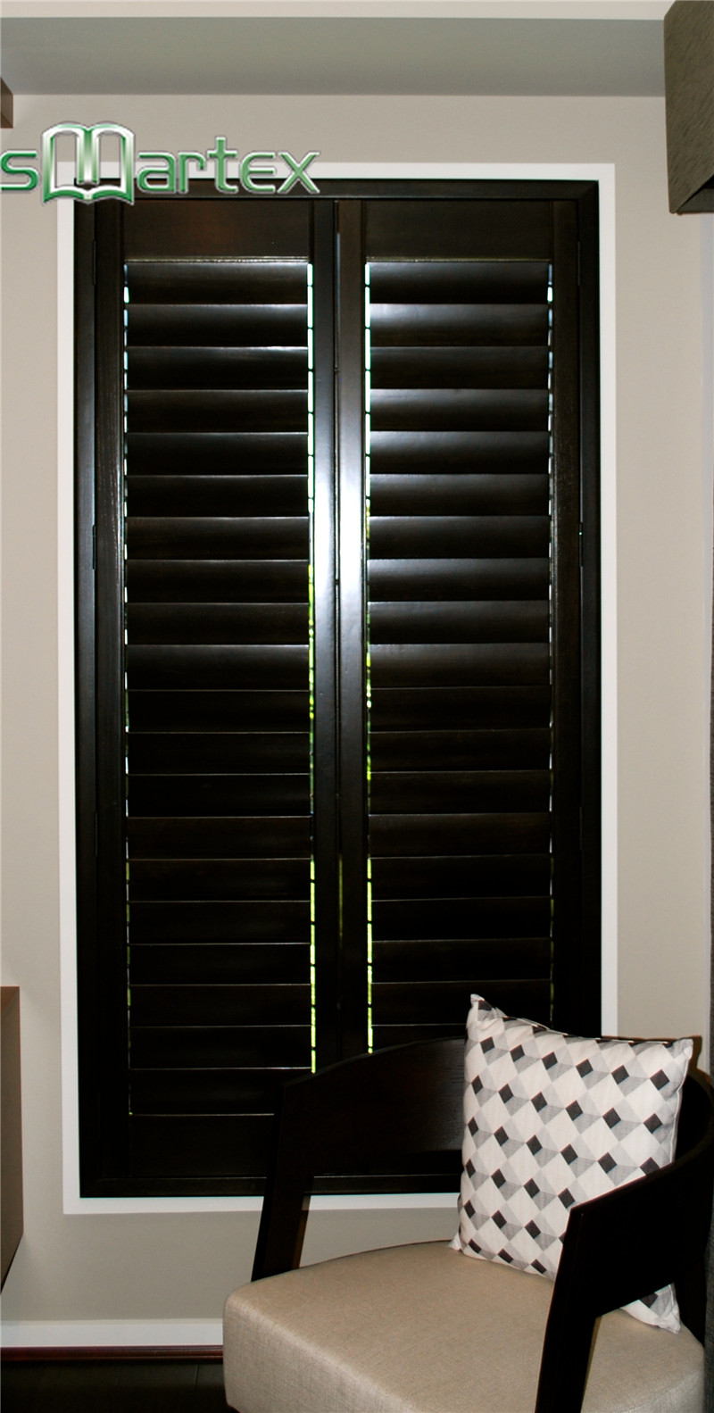 Smartex latest pvc louvered shutters with good price for home use