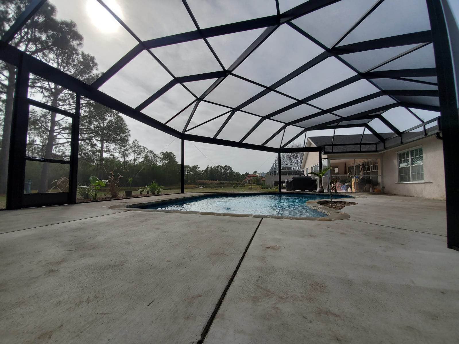 Smartex pool screen enclosure inquire now for home