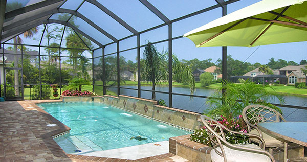 Smartex reliable pool screen enclosure series for preventing insects