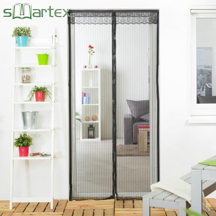 Smartex cheap magnetic snap closure door screen suppliers for comfortable life