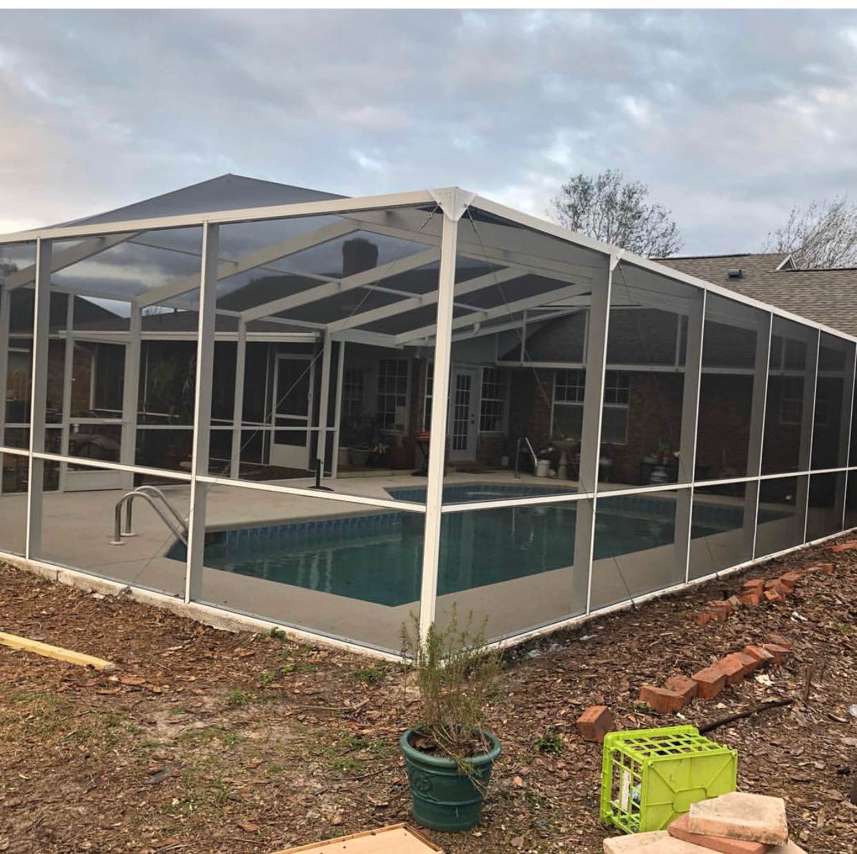 Smartex high quality sliding pool enclosure with good price