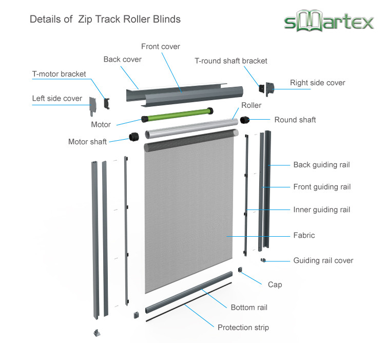 Smartex cost-effective ziptrak blind suppliers for comfortable life