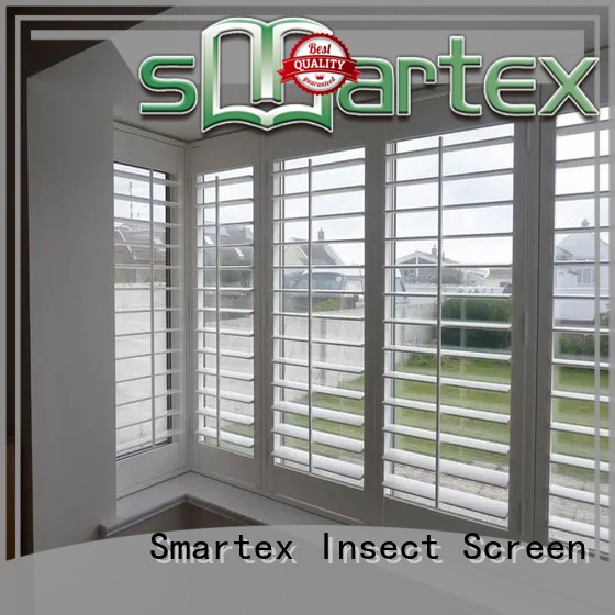 factory price pvc shutter blinds directly sale for preventing insects