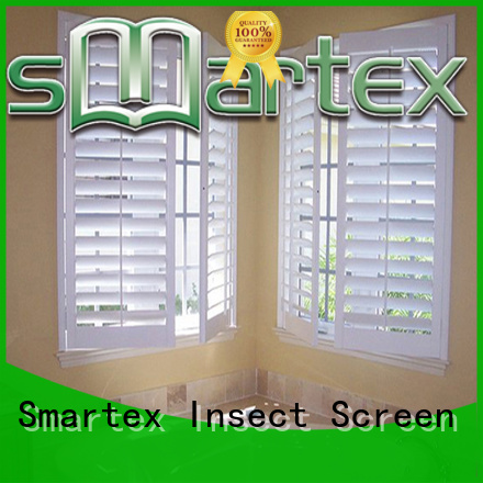 Smartex pvc exterior shutters wholesale for preventing insects