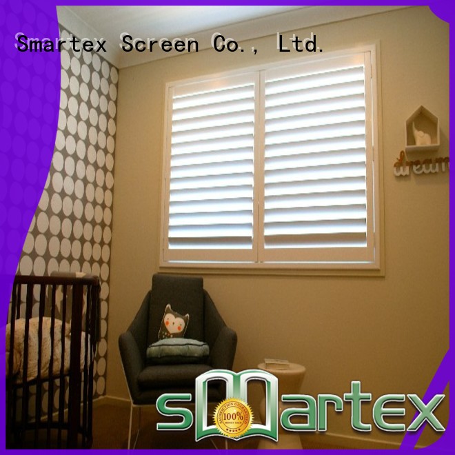 Smartex pvc shutter blinds wholesale for preventing insects